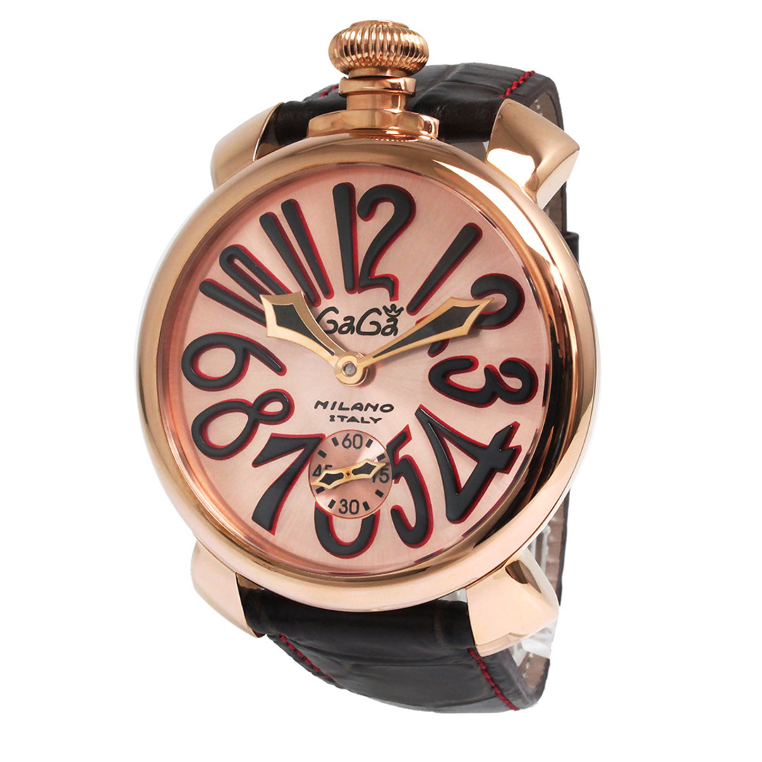 GaGa MILANO - ガガミラノ マヌアーレ 48mm 手巻き 腕時計 レザー
