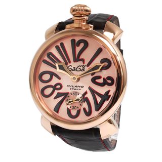 GaGa MILANO - ガガミラノ マヌアーレ 48mm 手巻き 腕時計 レザー