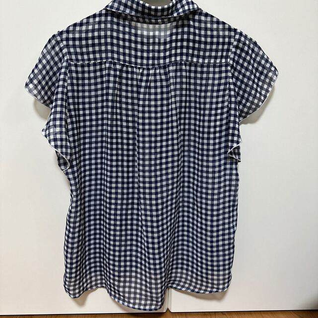 ギンガムチェックシャツ レディースのトップス(シャツ/ブラウス(半袖/袖なし))の商品写真