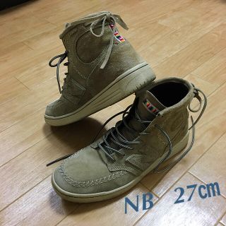 ニューバランス(New Balance)のNB ニューバランス 27センチ ベージュ ハイカット(スニーカー)