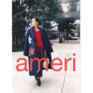 アメリヴィンテージ(Ameri VINTAGE)のAmeri LAUREN OVER COAT チェスターコート　ブルー(チェスターコート)