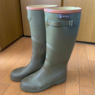 エーグル(AIGLE)の『美品』AIGLE レインシューズ(レインブーツ/長靴)