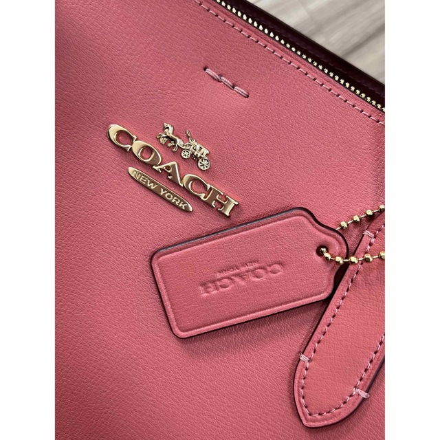 COACH コーチ ピンク コーラルピンク 肩掛け トートバッグ バッグ