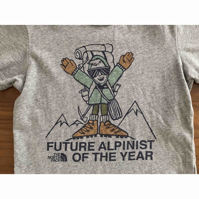 THE NORTH FACE(ザノースフェイス)のノースフェイス　Tシャツ　グレー　110 キッズ キッズ/ベビー/マタニティのキッズ服男の子用(90cm~)(Tシャツ/カットソー)の商品写真