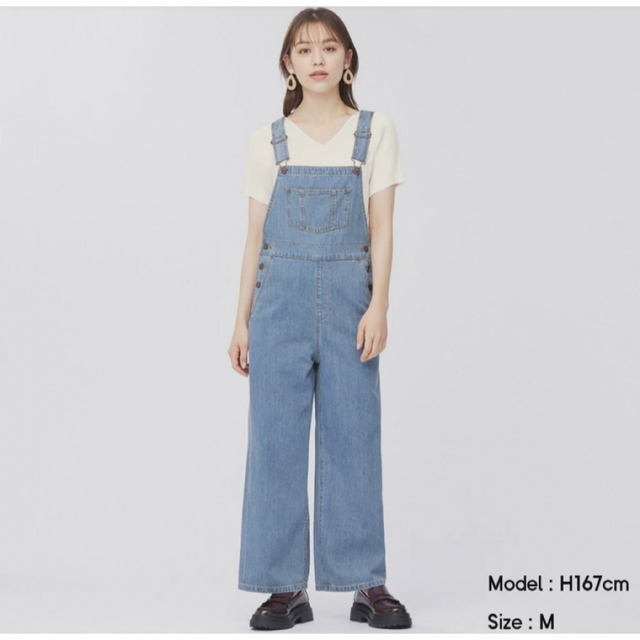 ★Leeリー★DUNGAREES デニムオーバーオール サロペット　Sサイズ