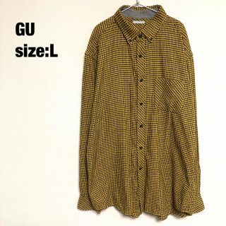 ジーユー(GU)の【古着】GU／ジーユー　フランネルシャツ　L(シャツ)