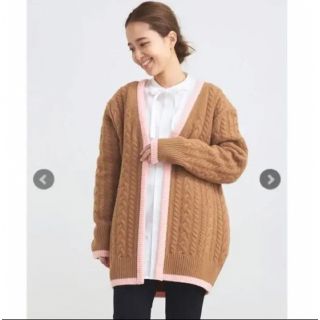 未使用美品ドゥロワーのカシミヤシルクのカーディガン ブラック