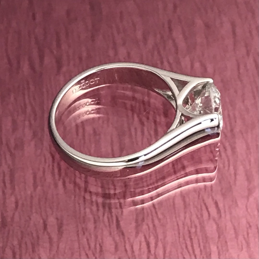 MR04／ 12号 2ct 8㎜ モアサナイト リング ♡ シルバー925 5