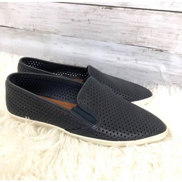 TORY BURCH トリーバーチ レザー スリッポン フラット メッシュ 22