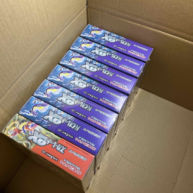 バイオレットex スカーレットex シュリンク付き 7BOX - Box/デッキ/パック