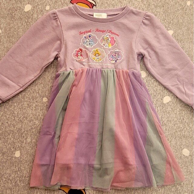 しまむら(シマムラ)のトロピカルージュプリキュア＊ワンピース キッズ/ベビー/マタニティのキッズ服女の子用(90cm~)(ワンピース)の商品写真