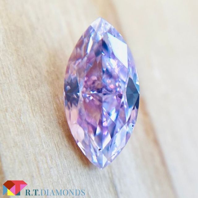 FANCY PURPLISH PINK 0.26ct MQ/RT2028/GIA 1