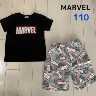 マーベル(MARVEL)のMARVEL キッズ　半袖セットアップ　110(Tシャツ/カットソー)