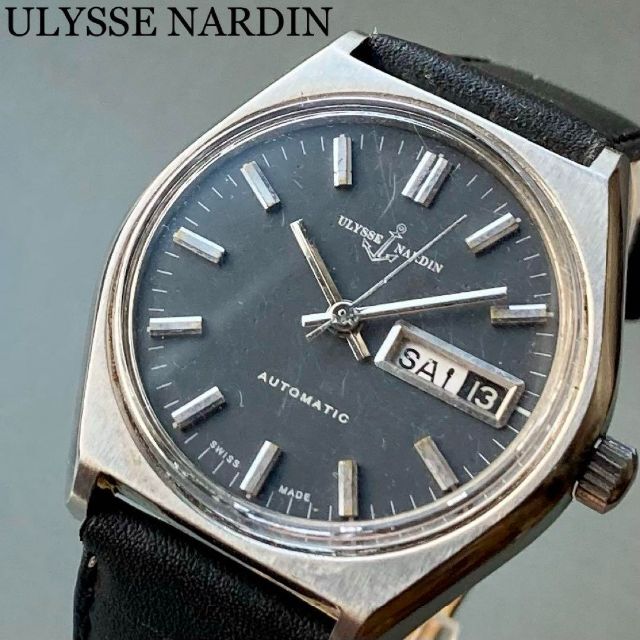 ULYSSE NARDIN(ユリスナルダン)の【動作品】ユリスナルダン アンティーク 腕時計 1960年代 自動巻き メンズ メンズの時計(腕時計(アナログ))の商品写真