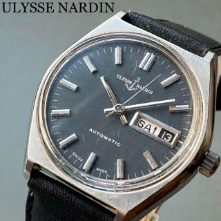 ユリスナルダン(ULYSSE NARDIN)の【動作品】ユリスナルダン アンティーク 腕時計 1960年代 自動巻き メンズ(腕時計(アナログ))