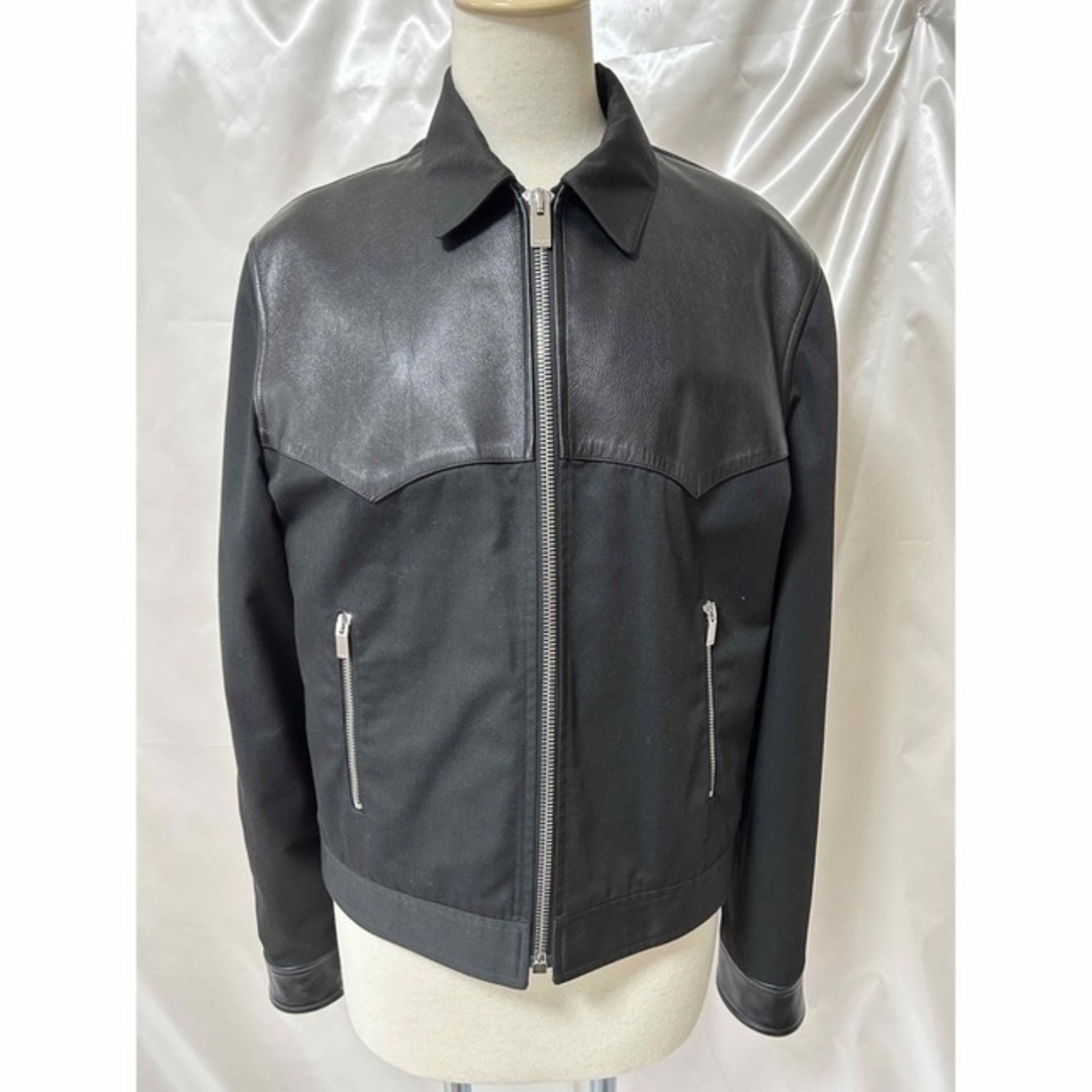 SAINT LAURENT - サンローラン13ssレザー切替ジャケットの通販 SAINT LAURENT - サンローラン13ssレザー切替ジャケットの通販