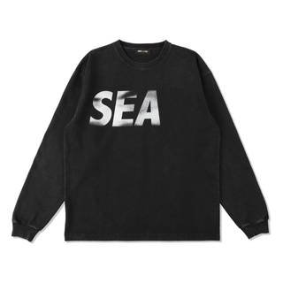 ウィンダンシー(WIND AND SEA)のSEA (P-DYE) L/S TEE / BLACK_WHITE - L(Tシャツ/カットソー(七分/長袖))