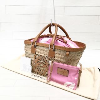 LOEWE - ☆美品・ギャランティ付☆ロエベ LOEWE アナグラム カゴバッグ