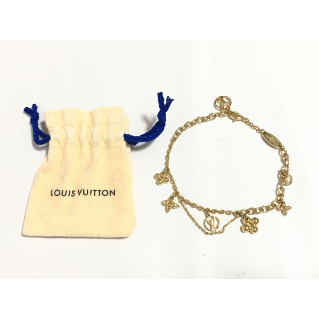 LOUIS VUITTON(ルイヴィトン)の【美品】LOUIS VUITTON ブラスレ・ブルーミング ブレスレット レディースのアクセサリー(ブレスレット/バングル)の商品写真