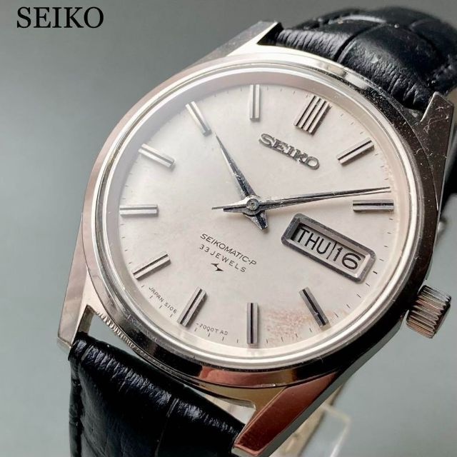 動作品】セイコー SEIKO マチックP アンティーク 腕時計 1967年 ...