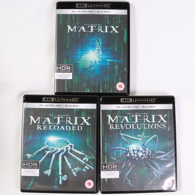 ブルーレイボックス　ソフト　MATRIX HD+ TRILOGY BLURAY