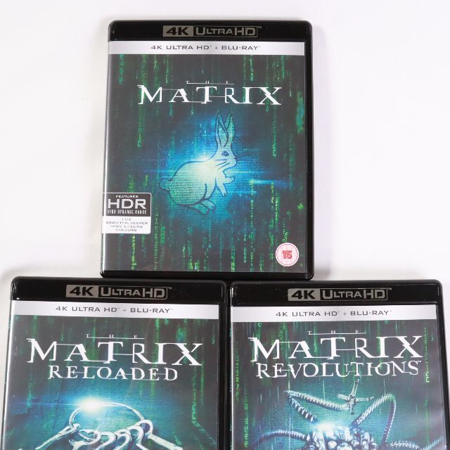 ブルーレイボックス　ソフト　MATRIX HD+ TRILOGY BLURAY