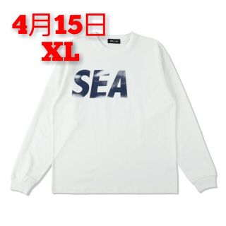 WIND AND SEA  L/S TEE / WHITE_NAVY  M