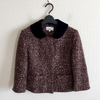 ユナイテッドアローズグリーンレーベルリラクシング(UNITED ARROWS green label relaxing)のグリーンレーベル♡ツィードジャケット(ノーカラージャケット)