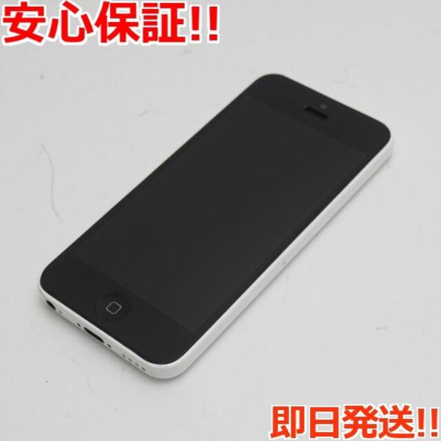 iPhone(アイフォーン)の美品 au iPhone5c 32GB ホワイト  M444 スマホ/家電/カメラのスマートフォン/携帯電話(スマートフォン本体)の商品写真