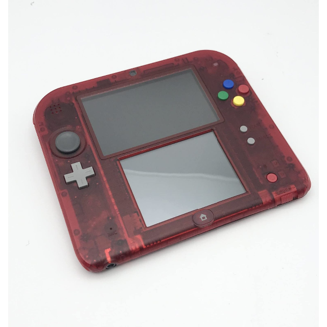 ニンテンドーDS(ニンテンドーDS)のニンテンドー2DS 中古 ポケットモンスター 赤 限定パック エンタメ/ホビーのゲームソフト/ゲーム機本体(携帯用ゲーム機本体)の商品写真