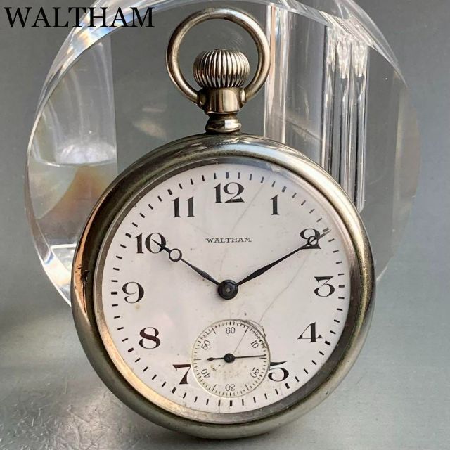 国産品 1909年 WALTHAM -ウォルサム ウォルサム アンティーク