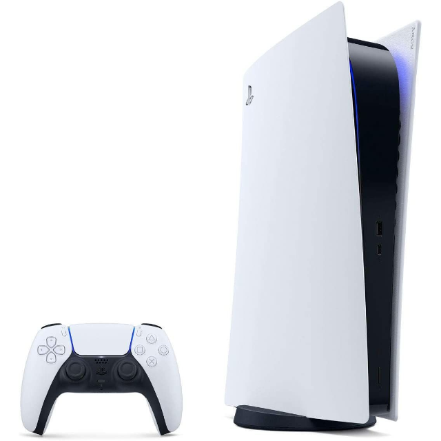 中古 PlayStation 5 デジタル・エディション CFI-1000B01 エンタメ/ホビーのゲームソフト/ゲーム機本体(家庭用ゲーム機本体)の商品写真