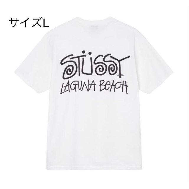 【新品】stussy Tシャツ　サイズL ホワイト