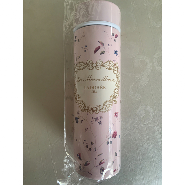 LADUREE(ラデュレ)の新品未使用　LADUREE ラデュレ ステンレスボトル  GLOW付録 インテリア/住まい/日用品のキッチン/食器(タンブラー)の商品写真