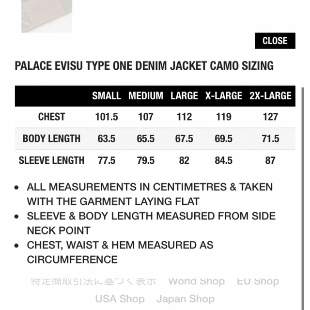 S palace evisu type one denim jacket カモ 【国産】 www.skytrac.ca