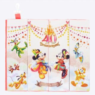 ディズニー(Disney)の東京ディズニーリゾート 40周年 ファンダフル ポータブルクッション(キャラクターグッズ)