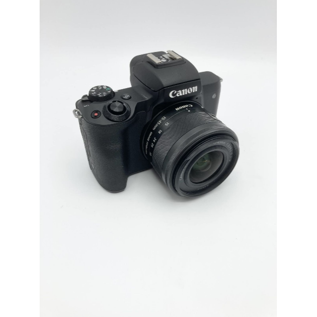 Canon ミラーレス一眼カメラ EOS Kiss M2 標準ズームレンズキット ブラック KISSM2BK-1545 - 1
