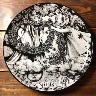 ヒグチユウコ展 丸皿　virgo 星座　おとめ座(食器)