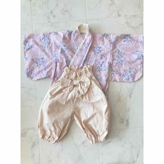 雛祭り　着物　ハンドメイド(和服/着物)