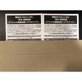 1次応募対応可能 10枚セット 櫻坂46 桜月 応募券 シリアルコード CD