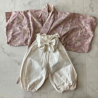 雛祭り　着物　ハンドメイド(和服/着物)