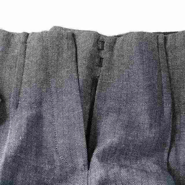 ブルネロクチネリ ハイウエストパンツ クロップド丈 リネン混 36 S