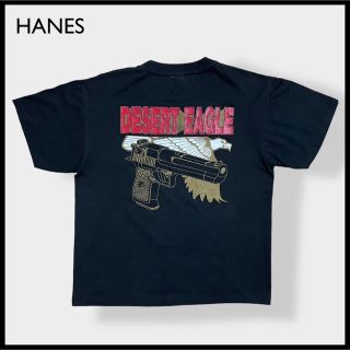 ヘインズ(Hanes)の【HANES】90s 企業系 ワンポイント Tシャツ シングルステッチ L 古着(Tシャツ/カットソー(半袖/袖なし))