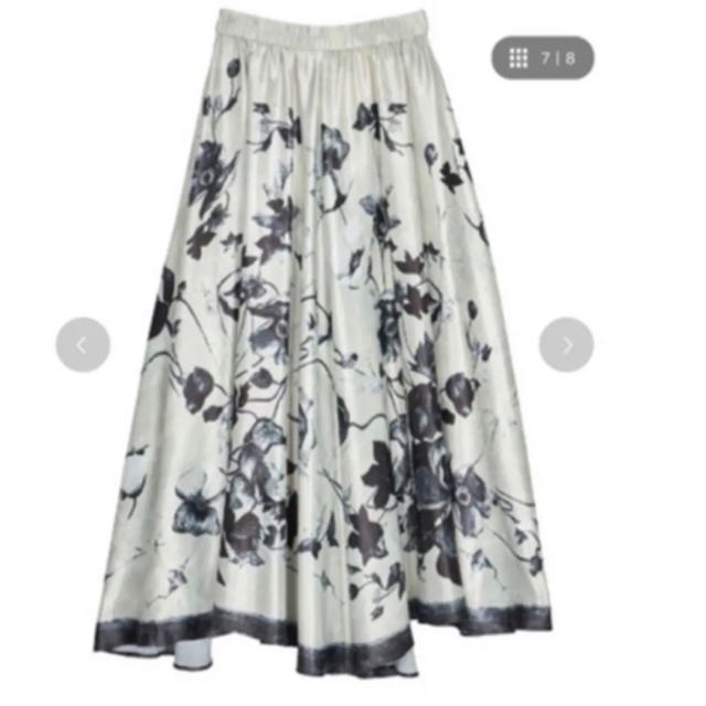 Ameri VINTAGE ADELE FLARE INFLATE SKIRTロングスカート