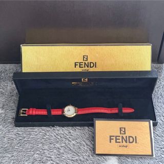 フェンディ(FENDI)のFENDI フェンディ　クォーツ　箱付き　稼動品(腕時計)