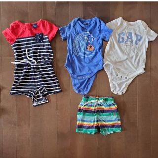 GAPロンパースセット　3～6 monthsと12-16months　男の子(ロンパース)