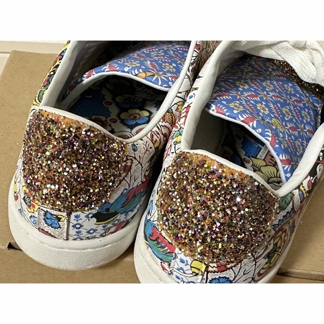 TSUMORI CHISATO(ツモリチサト)のツモリチサト×ルコックコラボスニーカー【中古品】 レディースの靴/シューズ(スニーカー)の商品写真