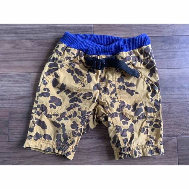 F.O.KIDS(エフオーキッズ)のヒョウ柄ハーフパンツ95cm キッズ/ベビー/マタニティのキッズ服男の子用(90cm~)(パンツ/スパッツ)の商品写真