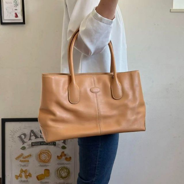 Tod's トッズ 2WAY レザー ハンドバッグ トートバッグ Dバッグ