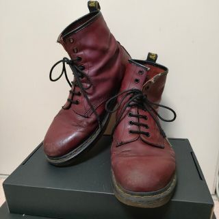 ドクターマーチン(Dr.Martens)のドクターマーチン 8ホールブーツ チェリーレッド CHERRY RED(ブーツ)